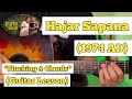 Hajar Sapana - 1974 AD | Guitar Lesson | Plucking & Chords | (Strumming)