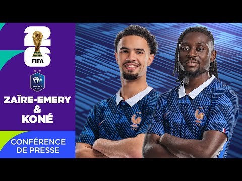 La conférence de presse de l'équipe de France avec Warren Zaïre-Emery et Manu Koné en direct !