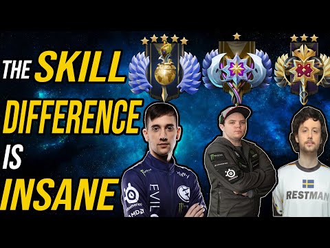 The DIFFERENCE between Legend, Divine, and Rank 1 Pangolier - 9k Pangolier Spammer