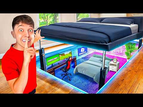 Ich baue 7 GEHEIME GAMING ZIMMER die du NIEMALS FINDEST! 😱