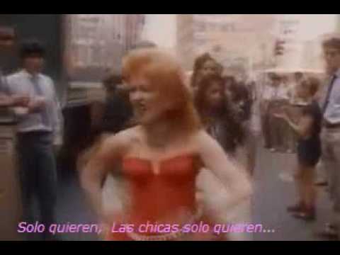 Cyndi Lauper-Girls just wanna have fun sub español