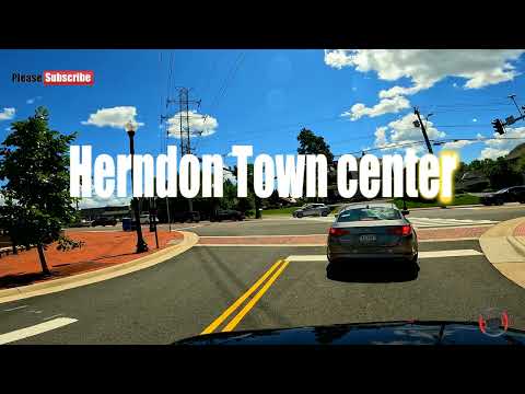 HERNDON VA | 4k | Town Center #northvirginia #dmv #4kcitywalk
