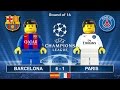 Barcelona vs PSG Paris Saint-Germain 6-1 • Champions League 2017 (08/03/2017) goal Lego Football Barcelona vs PSG Paris Saint-Germain 6-1 • Champions League 2017 (08/03/2017) goal Lego Football