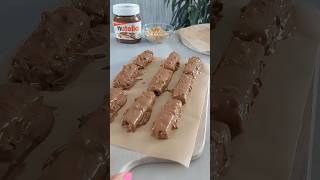 No bake chocolate brownie bars 😋 #shorts