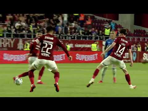 GOOOL! Rapid - FCU Craiova 1-1. Compagno înscrie, după o pasă de GENIU dată de Bauza