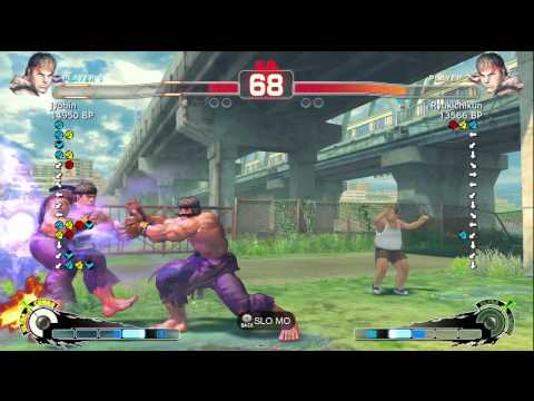 Ryukichikun [Ryu] vs jyobin [Ryu] SSF4 Japanese Online Ranked Matches - TRUE-HD