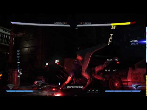 Supergirl  450 dmg 1 bar restand comer combo