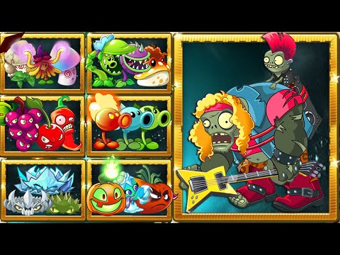 PvZ 2 Random Team Plants Vs Hair Metal Gargantuar LEVEL 10 - Who 's Best Team Plant?