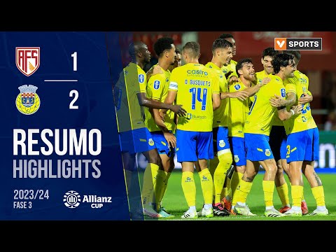 Resumo: AVS 1-2 FC Arouca (Taça da Liga 23/24 - Fase 3 - Jornada 1)
