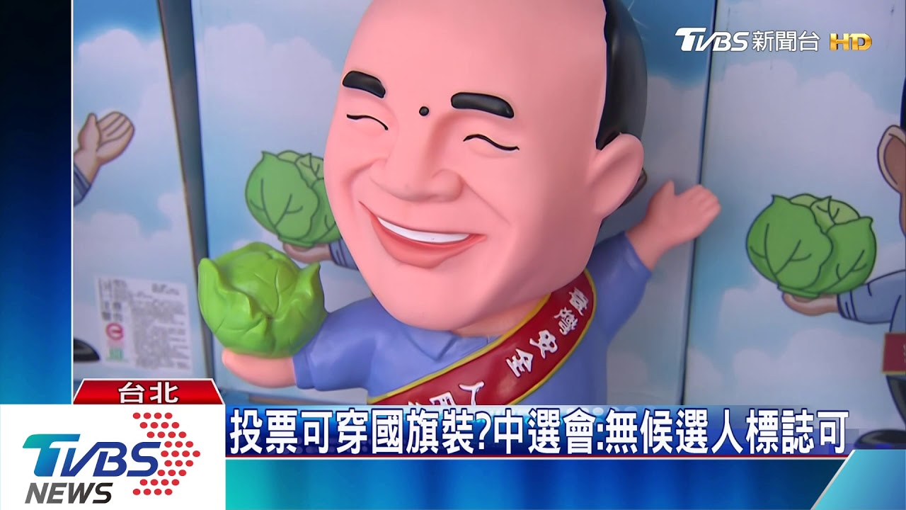 投票可穿國旗裝？　中選會：無候選人標誌可