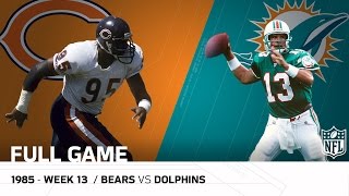 Dolphins End &#39;85 Bears Undefeated Season (Week 13, 1985) | Bears vs. Dolphins | NFL Full Game