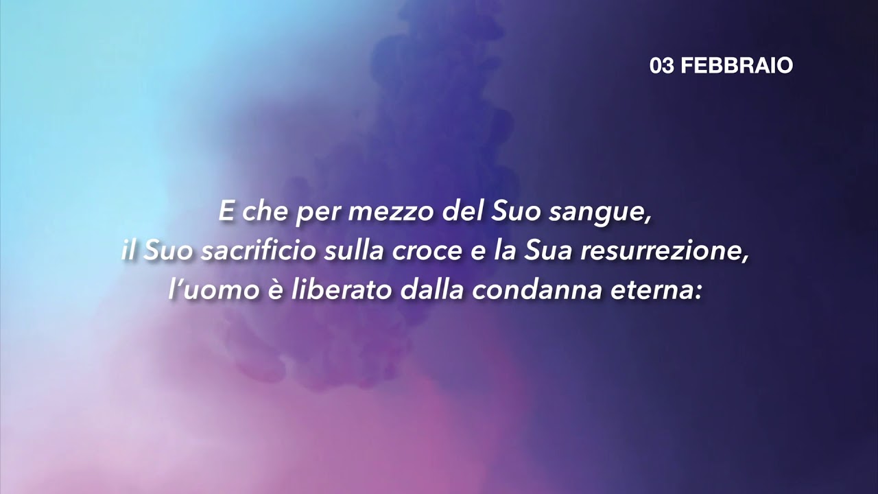 Meditazione Calendario "Parole di Vita" del 03 Febbraio 2019