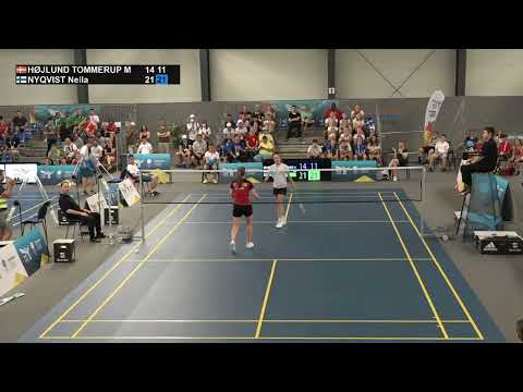 Match point - Maria Højlund Tommerup vs Nella Nyqvist - WS, SF - EYOF 2022