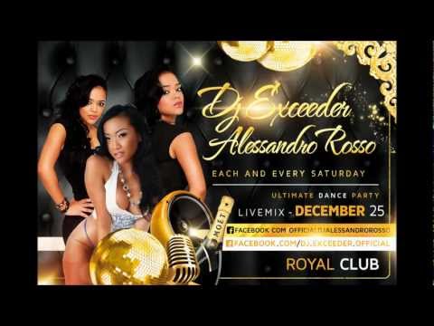Dj Exceeder & Alessandro Rosso - LIVE Warm-up @Royal Club & Lounge Iclod, Cluj (25 Decembrie 2012)