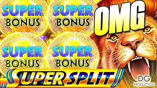 🚨OMG🚨FINALLY CRAZY SUPER SPLIT HUGE BIG WIN SLOT MACHINE LAS VEGAS LUCKIEST DAY CASINO ARISTOCRAT