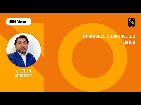 Anarquía o Gobierno…de datos data governance, gobierno de datos, data first design