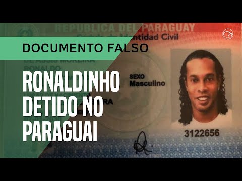 コモロナディンホとイルミオは、パラグアイのディティードスのための (COMO RONALDINHO E O IRMÃO FORAM DETIDOS NO PARAGUAI)