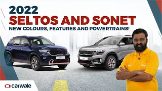 Kia Seltos 2022 and Sonet 2022 Launched | All You Need to Know | CarWale