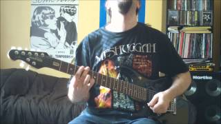 Napalm Death - cursed to crawl - guitar cover - HD