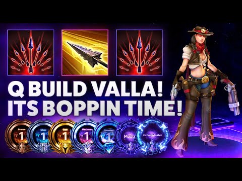 Valla Strafe - Q BUILD VALLA! ITS BOPPIN TIME! - Bronze to Grandmaster S1 2022