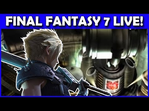 Let's Play Final Fantasy 7 PS4 Live - Gi Cave!