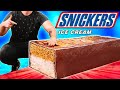 I Made A Giant 440 Pound SNICKERS Ice Cream