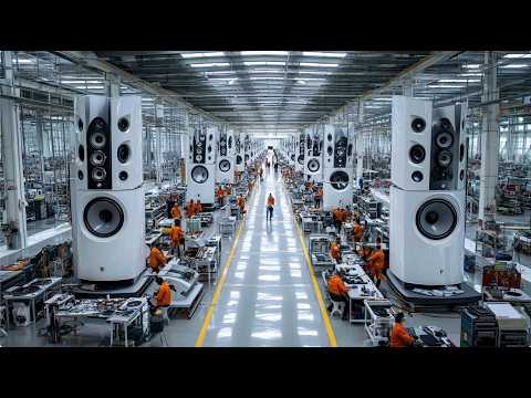 How High-End Speakers Are Made In France. 70+ Industrial Engineering Processes - Full Documentary