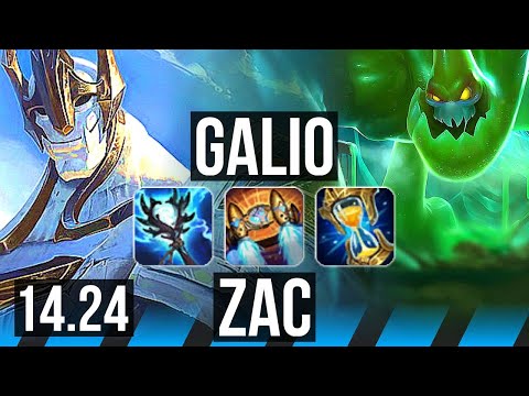 GALIO vs ZAC (MID) | KR Master | 14.24