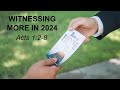 Witnessing More In 2024 Sunday Morning Jan 14 2024