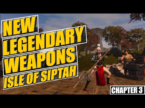 New Legendary & Epic Weapons In Age Of War Isle Of Siptah -new perks From all weapons conan exiles