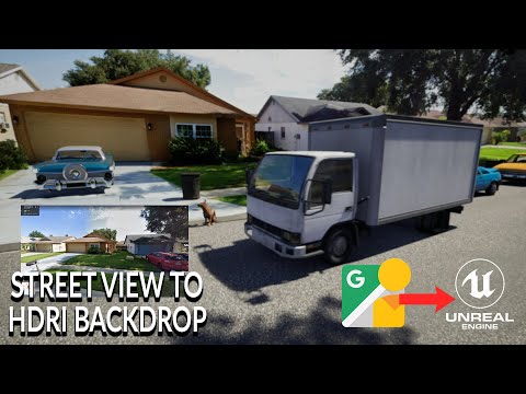Tutorial: Create HDRI backdrops for Unreal Engine from Google Street View