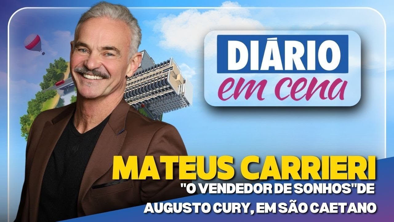 Mateus Carrieri apresenta "O Vendedor de Sonhos"de Augusto Cury, em São Caetano
