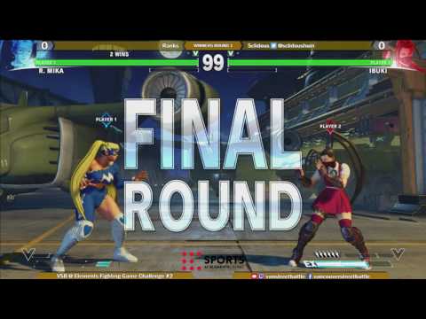 Elements Fighting Game Challenge #2 - W1 - Ranks vs Sclicous
