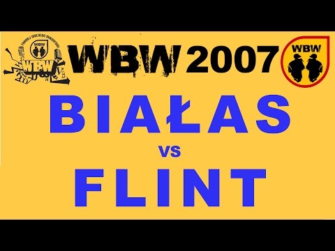 Białas 🆚 Flint 🎤 WBW 2007 Półfinał (freestyle rap battle)