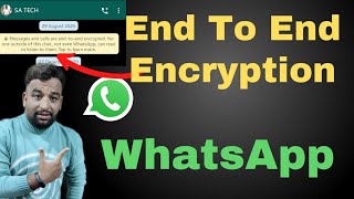 What Is WhatsApp End To End Encryption in Hindi,How To Check End To End Encryption Code on WhatsApp