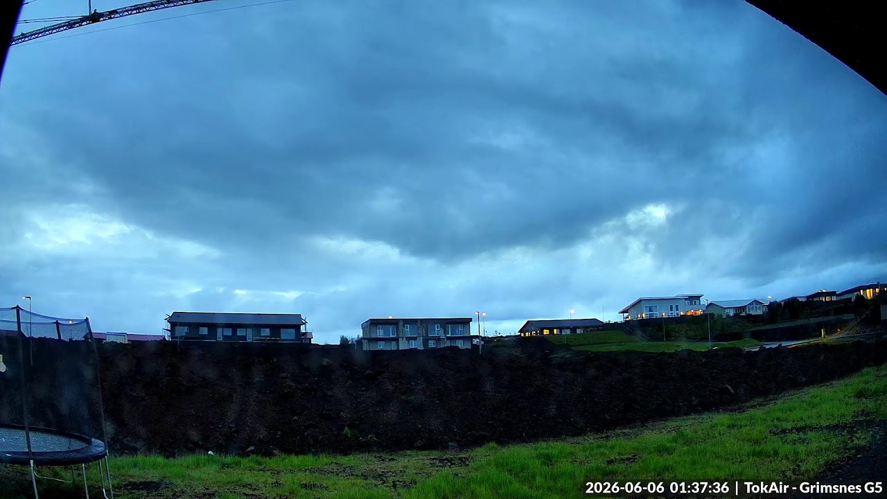 Live webcam view of Borg y campiña de Grímsnes