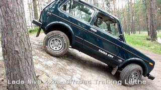 preview picture of video 'Lada Niva 4x4 - Offroad Training beim ADAC in Linthe'