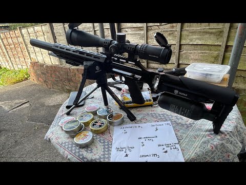 UK First - Taipan Slash Tactical 550 Sub 12 .177 - Part 3 - Results of more pellet testing 
