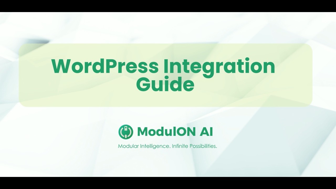 How to Integrate ModulON AI with WordPress
