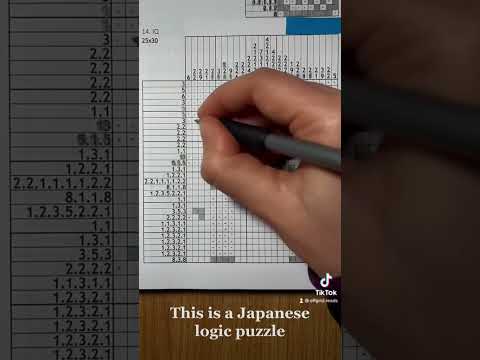 Nonogram 25x30 difficulty level 5/6 #nonogram #puzzle #satisfying #relaxing