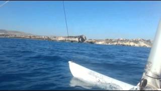 preview picture of video 'Hobie Cat 14 -  Licata, summer 2014'