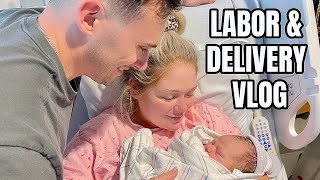 Birth Vlog *First Time Mom* 48 Hours Labor & Delivery, Induction & C Section | Kelly Strack
