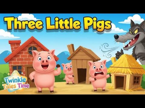 Three little pigs | Fairy tales and Bedtime stories for kids| Moral stories for toddlers| Kids story