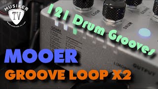 Video thumbnail for Mooer Groove Loop X2 - 121 Drum Grooves by Musiker TV