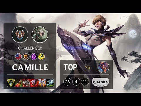Camille Top vs Lillia - NA Challenger Patch 10.16