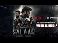 Salaar | Official Trailer | Prabhas | Prithviraj | Shruti Haasan | 20th Jan | Netflix India | Hindi