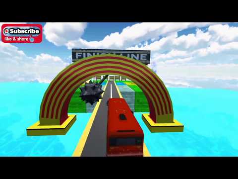 impossible red color bus driving master simulator 2019 gameplay by wow kidz gameplay