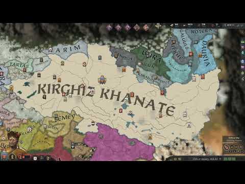 CK3 Create Title (Mongol Empire) speedrun [WR]