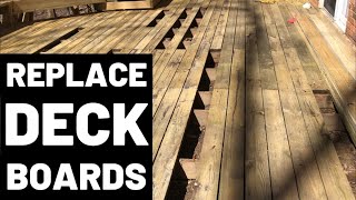 How To Replace Deck Boards