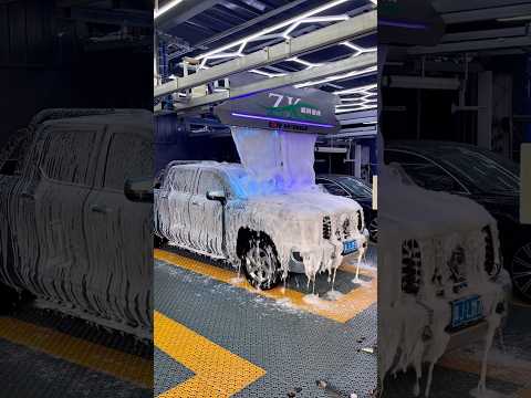 AUTOMATIC TOUCHLESS CAR WASH MACHINE #carcleaning  #satisfying #carwashing #carwashing #autocarwash
